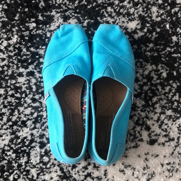 Toms Shoes - Bright Blue Toms Toms Shoes - Bright Blue Toms